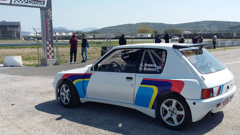 Peugeot 205 GTi Track day