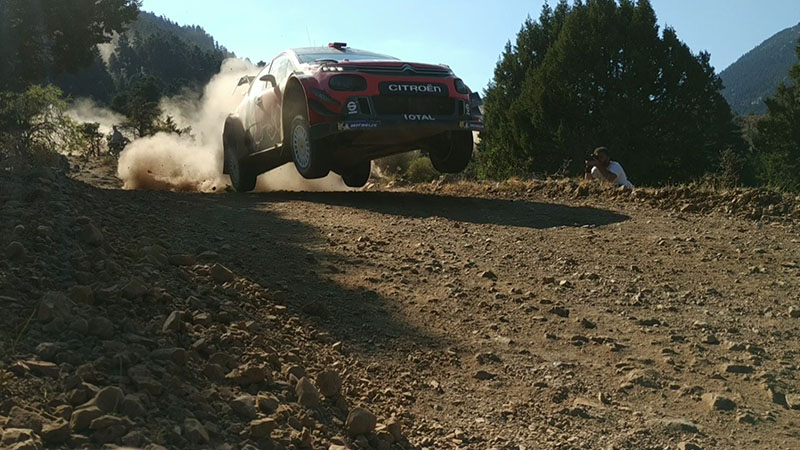 Citroen C3 WRC Greece Jump